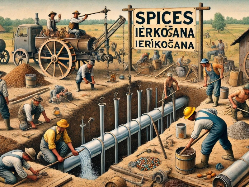 Ūdens spices ierīkošana dārza laistīšanai Rīgā un Pierīgā - praktisks process