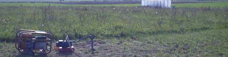 Ūdens spices uzstādīšana Mārupē.