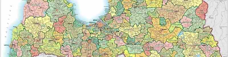 Latvijas karte